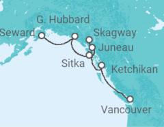 Itinerario della crociera Alaska - Silversea