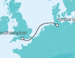 Itinerario della crociera Regno Unito - Cunard