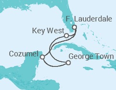 Itinerario della crociera Stati Uniti, Isole Cayman, Messico - Celebrity Cruises