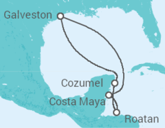 Itinerario della crociera Messico, Honduras - Royal Caribbean