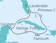 Itinerario della crociera Giamaica, Isole Cayman, Messico - Princess Cruises