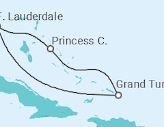 Itinerario della crociera Bahamas - Princess Cruises