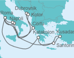 Itinerario della crociera Grecia, Croazia, Montenegro, Italia, Turchia - Princess Cruises