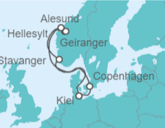 Itinerario della crociera Norvegia, Germania - Costa Crociere