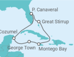 Itinerario della crociera Giamaica, Isole Cayman, Messico - NCL Norwegian Cruise Line