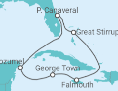 Itinerario della crociera Messico, Isole Cayman, Giamaica - NCL Norwegian Cruise Line