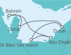 Itinerario della crociera Emirati Arabi, Qatar - MSC Crociere