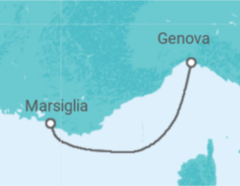 Itinerario della crociera Italia - MSC Cruceros
