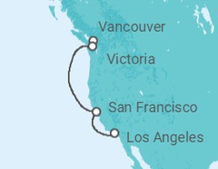 Itinerario della crociera Alaska - Princess Cruises