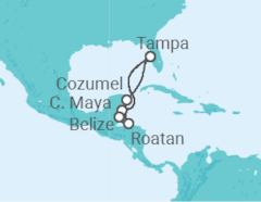 Itinerario della crociera Belize, Honduras, Messico - Royal Caribbean