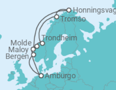 Itinerario della crociera Norvegia Bevande Incluse - MSC Crociere