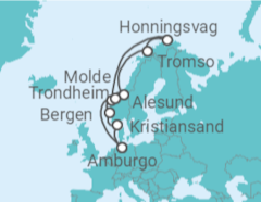Itinerario della crociera Norvegia - MSC Crociere