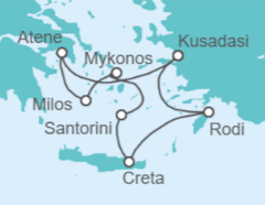 Itinerario della crociera Grecia idílica  - Celestyal Cruises
