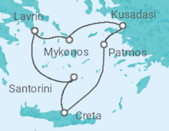 Itinerario della crociera Grecia - Celestyal Cruises