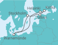 Itinerario della crociera Norvegia - AIDA