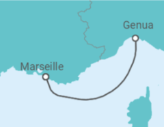 Itinerario della crociera Spagna, Tunisia, Malta, Italia, Francia - Explora Journeys