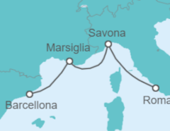 Itinerario della crociera Italia, Francia - Costa Crociere