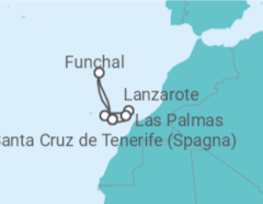 Itinerario della crociera Isole Canarie - Costa Crociere