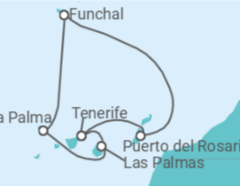 Itinerario della crociera Isole Canarie - Costa Crociere