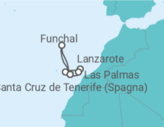 Itinerario della crociera Isole Canarie - Costa Crociere
