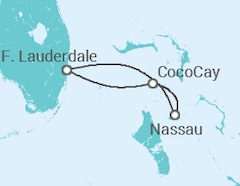 Itinerario della crociera Bahamas - Royal Caribbean