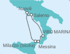Itinerario della crociera Italia - CroisiMer