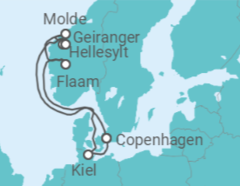 Itinerario della crociera Norvegia, Germania - MSC Crociere
