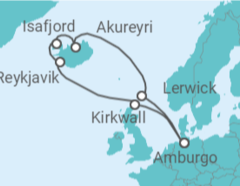 Itinerario della crociera Regno Unito, Islanda - MSC Crociere