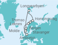 Itinerario della crociera Norvegia - MSC Crociere