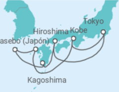 Itinerario della crociera Giappone - MSC Cruceros