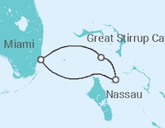 Itinerario della crociera Bahamas - NCL Norwegian Cruise Line