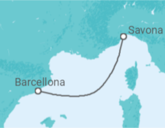 Itinerario della crociera Spagna Bevande Incluse - Costa Cruceros