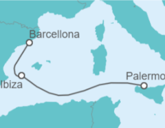 Itinerario della crociera Spagna - Costa Cruceros