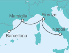 Itinerario della crociera Italia, Francia - MSC Crociere