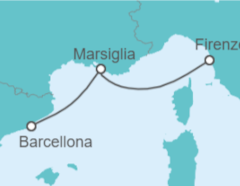 Itinerario della crociera Francia - MSC Crociere