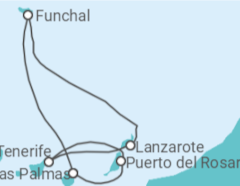 Itinerario della crociera Isole Canarie - Costa Crociere