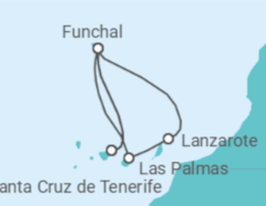 Itinerario della crociera Isole Canarie - Costa Crociere