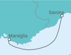 Itinerario della crociera Francia - Costa Crociere