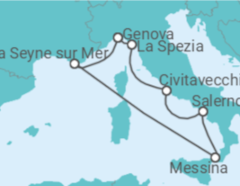 Itinerario della crociera Italia, Francia - Costa Crociere