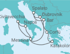 Itinerario della crociera Italia, Grecia, Croazia - Celebrity Cruises