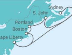 Itinerario della crociera Stati Uniti, Canada - Royal Caribbean