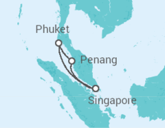 Itinerario della crociera Malesia, Thailandia - Royal Caribbean
