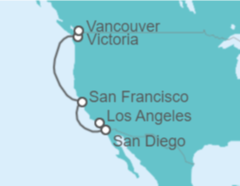 Itinerario della crociera Messico - Disney Cruise Line