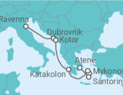 Itinerario della crociera Croazia, Montenegro, Grecia - NCL Norwegian Cruise Line