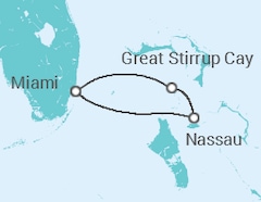 Itinerario della crociera Bahamas - NCL Norwegian Cruise Line