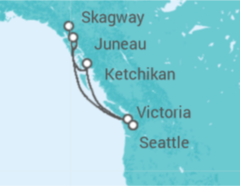 Itinerario della crociera Alaska - Princess Cruises