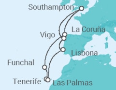 Itinerario della crociera Isole Canarie - Celebrity Cruises