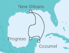 Itinerario della crociera Messico - Carnival Cruise Line