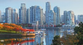 Portacenere Voglia Viaggiare Città Vancouver Canada Stampato 