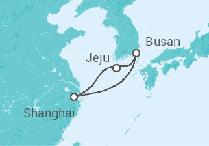 Itinerario della crociera Mini Crociera in Giappone + Soggiorno a Shangai - Royal Caribbean